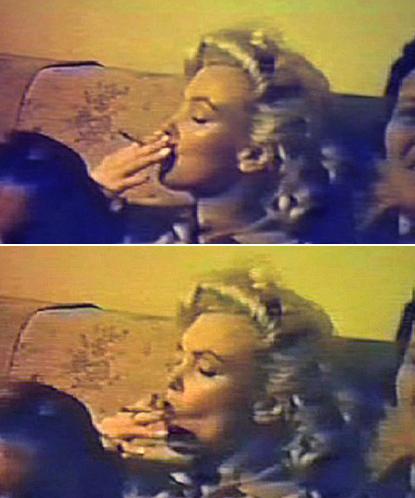 Veja o vídeo caseiro que mostraria Marilyn Monroe fumando