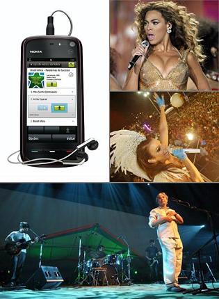 O celular Nokia 5800 Comes With Music e a playlist com Beyoncé, Ivete Sangalo e Caetano Veloso: dica musical