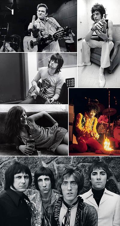 Jim Marshall: cliques de ícones do rock, como Johnny Cash, Mick Jagger, Janis Joplin, Jimi Hendrix e The Who