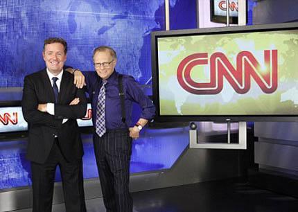 Piers Morgan and Larry King: the job is taken 