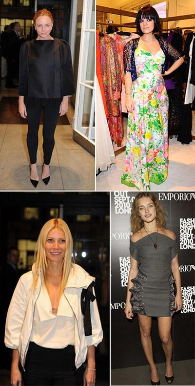 Stella McCartney, Lily Allen, Gwyneth Paltrow e Natalia Vodianova: fashionable night