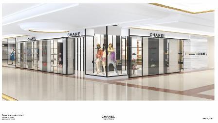 Chanel JK Iguatemi SP, loja de marca internacional construída pela Saeng.