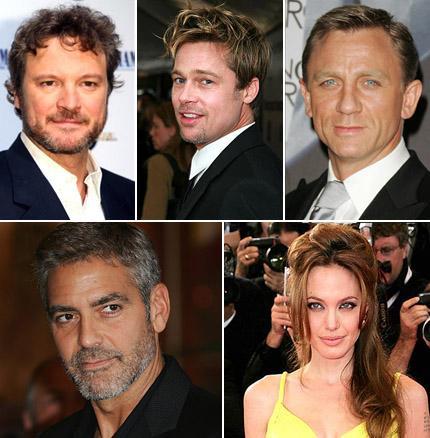 Colin Firth, Brad Pitt, Daniel Craig, George Clooney and Angelina Jolie: Who will be the couple?