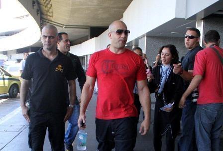 Vin Diesel returns to Rio de Janeiro for premiere of "The Fast and the Furious 5"