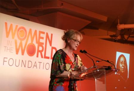 Meryl Streep no Women in the World Foundation: poder feminino